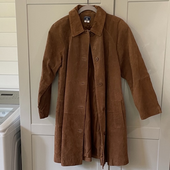 fox classics Jackets & Blazers - Fox classics brown suede coat